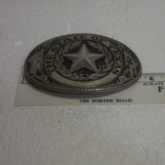 The State of Texas Belt Buckle - Picture 4 of 6